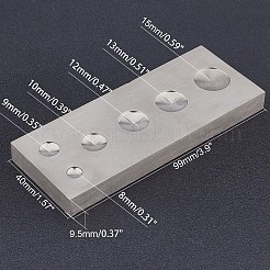 Stainless Steel Bench Block&nbsp;TOOL-WH0122-32P