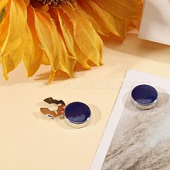 3 Pairs Brass Enamel Cufflinks&nbsp;BUTT-GL0001-09B