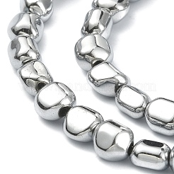 Electroplated Synthetic Non-magnetic Hematite Beads Strands&nbsp;G-C024-01E