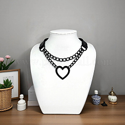 Punk-style Imitation Leather Chocker Necklaces&nbsp;NJEW-CL0001-29
