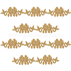 10Pcs Flower Polyester Iron on/Sew on Patches&nbsp;DIY-GF0011-76B