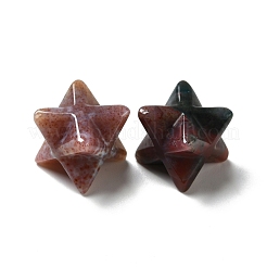 天然石インディアン瑪瑙ビーズ  穴なし/ドリルなし  メルカバスター  12.5~13x12.5~13x12.5~13mm&nbsp;G-A206-01B-48