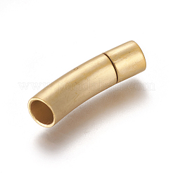 304 Stainless Steel Bayonet Clasps&nbsp;STAS-I013-6mm-MG