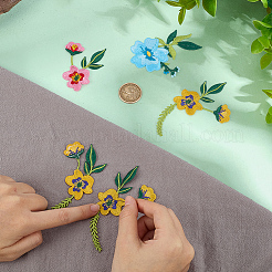 12Pcs 6 Styles Computerized Embroidery Cloth Iron on/Sew on Patches&nbsp;PATC-MA0001-64