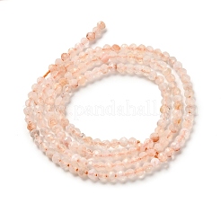Heated Natural Citrine Beads Strands&nbsp;LS-G-RM2025-05A-2mm