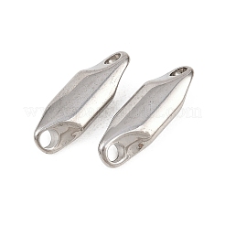 201 Stainless Steel Connector Charms&nbsp;STAS-F339-07E-P