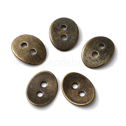 Brass Button Clasps&nbsp;KK-G080-M