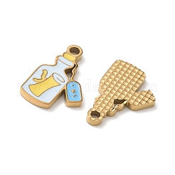 304 Stainless Steel Enamel Pendants&nbsp;SA-CBA7876-03G