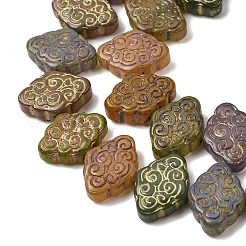 Baking Paint Glass Beads Strands&nbsp;GLAA-H042-02