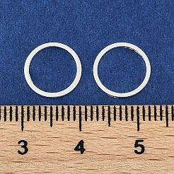 Rack Plating Brass Linking Rings&nbsp;KK-P286-01B-S
