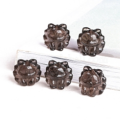 Natural Ice Obsidian Carved Nine-Tailed Fox Beads&nbsp;PW-WG881C9-01