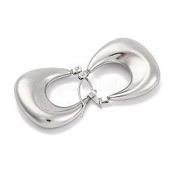 Non-Tarnish Teardrop 304 Stainless Steel Hoop Earring&nbsp;EJEW-H013-09P