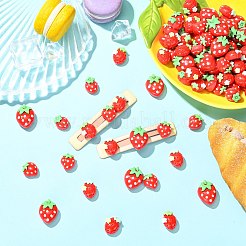 100Pcs 5 Styles Opaque Resin Cabochons&nbsp;CRES-CJ0001-89