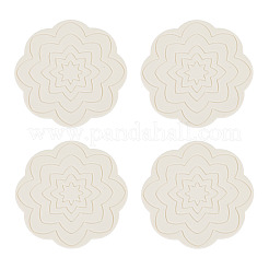 4Pcs Silicone Placemats&nbsp;AJEW-TA0005-87C