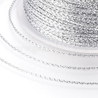 ナイロンメタリックコード  銀  1mm  約20m /ロール&nbsp;MCOR-E002-11-1
