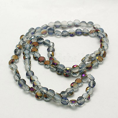 Electroplate Glass Beads&nbsp;EGLA-D028-05-1