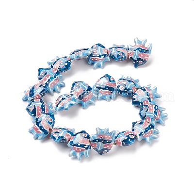 Handmade Porcelain Beads&nbsp;PORC-G002-54F-1