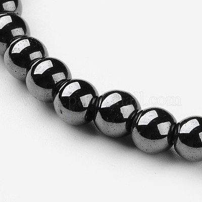 Synthetic Hematite Stretch Bracelets&nbsp;BJEW-P0131-01-1