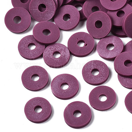 Handmade Polymer Clay Beads CLAY-R067-8.0mm-B05-1