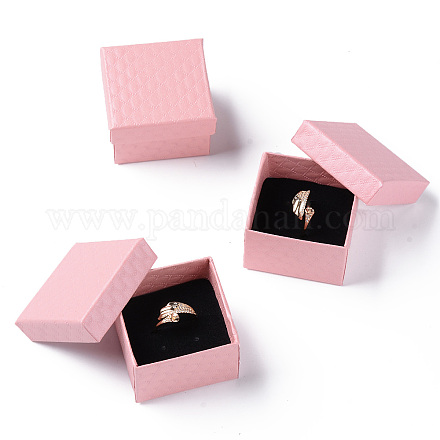 Square Cardboard Ring Boxes&nbsp;CBOX-S020-02-1