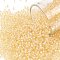 TOHO Round Seed Beads, Japanese Seed Beads, (1846) Crystal Lt. Creamsicle Lined Rainbow, 11/0, 2.2mm, Hole: 0.8mm, about 5555pcs/50g