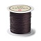 9-Ply Round Nylon Twisted Cord, with Spool, Coffee, 0.6mm, about 41.56 Yards(38m)/Roll