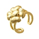 Brass Cuff Rings for Women&nbsp;RJEW-Q008-08G-2