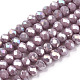 Electroplate Glass Beads Strands&nbsp;EGLA-A034-P3mm-B19-1