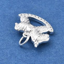 925 Sterling Silver Rocking Horse Charms&nbsp;STER-D302-13S