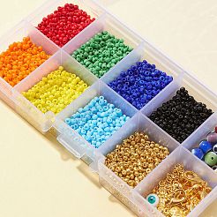 DIY Evil Eye Bracelet Necklace Making Kit&nbsp;DIY-FS0004-28