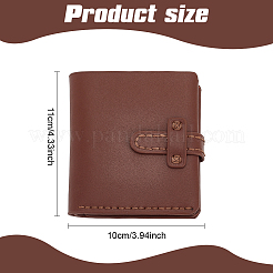 DIY Leather Men's Wallet Making Kits&nbsp;DIY-WH0349-228A