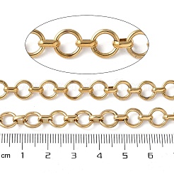 304 Stainless Steel Rolo Chains&nbsp;CHS-L030-04G