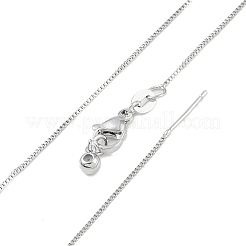 Brass Box Chain Adjustable Slider Necklaces for Women&nbsp;NJEW-U008-05P
