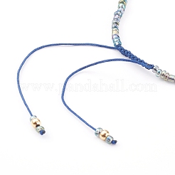 Adjustable Nylon Cord Braided Bead Bracelets&nbsp;BJEW-JB06024