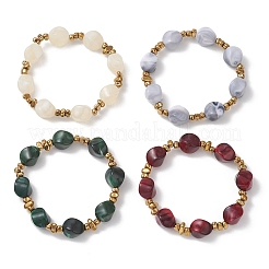 Acrylic Imitation Gemstone Beads Stretch Bracelets for Women&nbsp;BJEW-JB13273