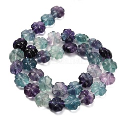天然石蛍石ビーズ連売り  混合図形  10~16x7~17x5.5~17mm  穴：0.8~1.2mm  約27~49個/連  15.51''~16.02''（39.4~40.7センチメートル）&nbsp;G-L634-J04