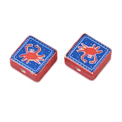 Printed Handmade Porcelain Beads&nbsp;PORC-G016-04L