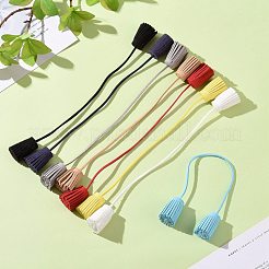 ダブルエンドベルベットタッセルペンダント  DIYクラフトハングデコレーションアクセサリー  ミックスカラー  240x2.5mm&nbsp;DIY-TAC0004-99