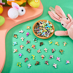 100Pcs 10 Colors Synthetic Turquoise Beads&nbsp;G-TA0002-14
