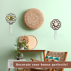 2 Sets 2 Styles Wall Hanging Terrarium Planter with Plastic Tube&nbsp;ODIS-GA0001-53C