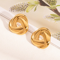 Stainless Steel Knot Stud Earrings for Women&nbsp;LZ4224-2