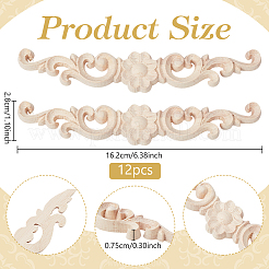 Oak Wood Trim Strip&nbsp;WOCR-WH0004-029