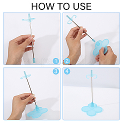 Adjustable Plastic Doll Stand Support&nbsp;ODIS-WH0329-96