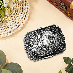Zinc Alloy Buckle Clasps&nbsp;FIND-WH20027-58B
