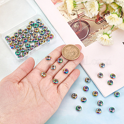 60Pcs Ion Plating(IP) 201 Stainless Steel Beads&nbsp;STAS-PH0004-42
