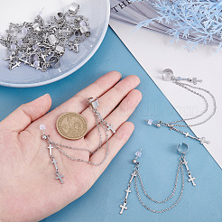 12Pcs 304 Stainless Steel Cuff Earrings&nbsp;EJEW-UN0001-94