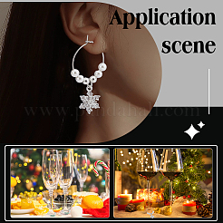 304 Stainless Steel Wine Glass Charms Rings&nbsp;STAS-UN0001-49P