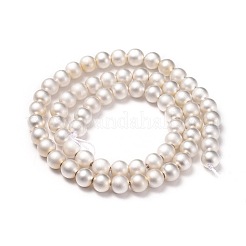 Electroplate Non-magnetic Synthetic Hematite Beads Strands&nbsp;G-I260-10B