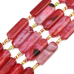 Natural Yellow Agate Beads Strands&nbsp;G-H342-B05-01