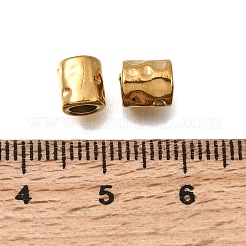 Hammered Textured 304 Stainless Steel Spacer Beads&nbsp;STAS-L315-073A-G01